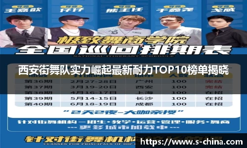 西安街舞队实力崛起最新耐力TOP10榜单揭晓