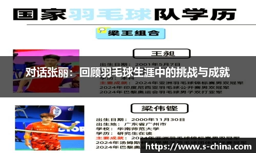 对话张丽：回顾羽毛球生涯中的挑战与成就